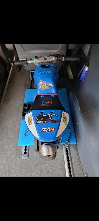 Minimoto Polini 910 Infantil Azul 4.2hp