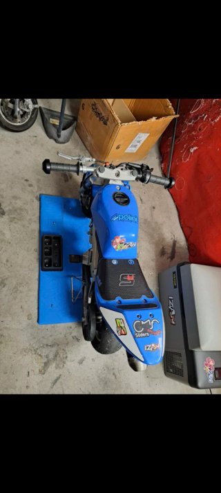 Minimoto Polini 910 Infantil Azul 4.2hp