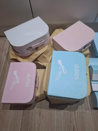 Cajas de Regalo Azul y Rosa.  NUEVAS. 2.50€ Unidad