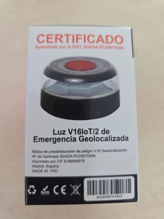 Baliza V16 homologada DGT Telefónica
