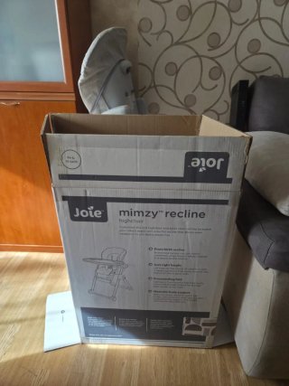 Trona reclinable para bebé con bandeja