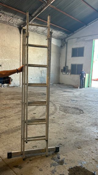 ESCALERA DE 3 TRAMOS DE ALUMINIO