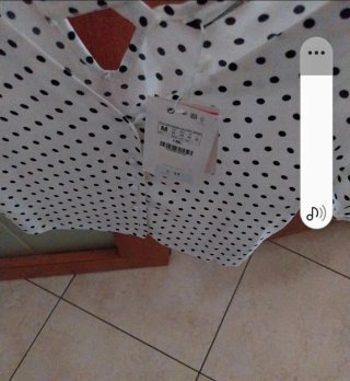 Camicetta Stradivarius Pois Bianca e Nera