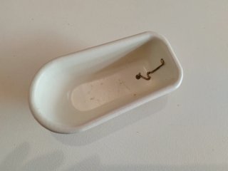 Bagno in miniatura per case delle bambole