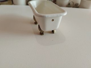 Bagno in miniatura per case delle bambole
