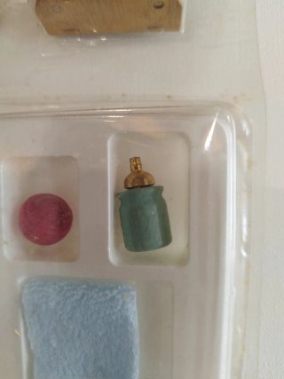 Bagno in miniatura per case delle bambole