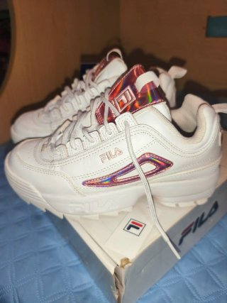 Scarpe Fila bianche usate pochissimo