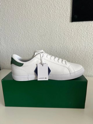 Zapatillas Lacoste Blancas y Verdes