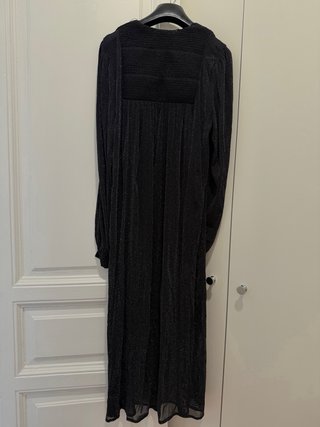 Vestido Zara Negro Brillante