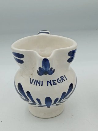 Tris broccje vini negri ceramica s.marino alte 8,5
