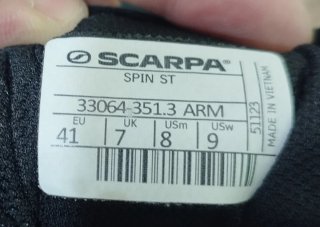Zapatillas Trail Scarpa Spin ST Talla 41