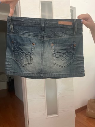 Mini falda vintage vaquera