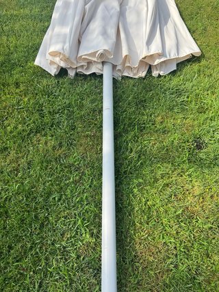 Sombrilla Doble Beige 4’55x2,7m