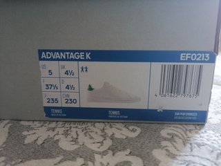 Zapatillas Adidas Advantage K Blancas y Verdes
