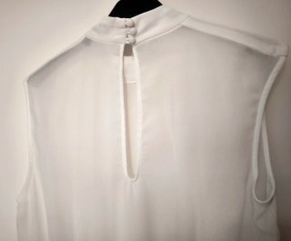 Vestido Mango negro y blanco Talla S/M