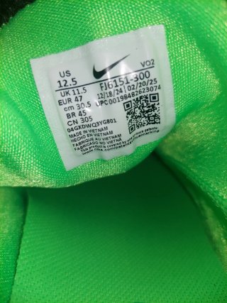 Nike Lebron TR1 Verde y Negro