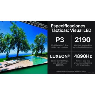 Pantalla LED 10m² + Estructura Autoportante