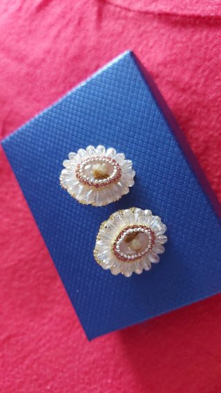 Pendientes de novia fiesta
