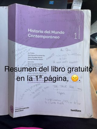 HISTORIA 1º BACH SANTILLANA  9788468067728