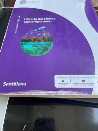 HISTORIA 1º BACH SANTILLANA  9788468067728