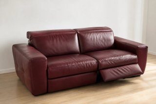 Sofá italiano Natuzzi de piel auténtica – 1.999€