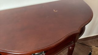 Consola recibidor madera clásica cajón