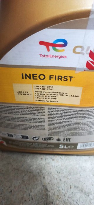 Aceite ineo first 0w30