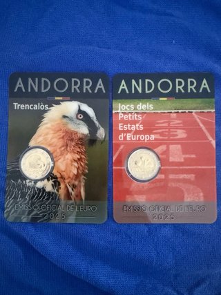 Andorra 2025 2 Monedas Conmemorativas