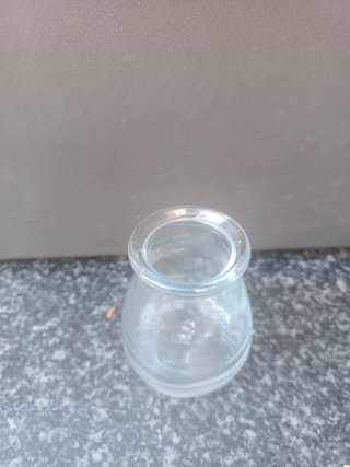Bebedero cristal para pájaros sin la anilla