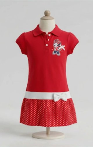Precioso vestido de Minnie 2 años