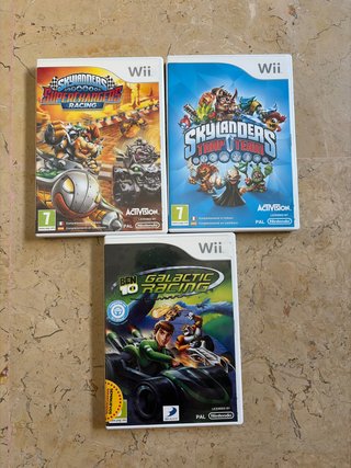 Lote 3 Juegos Wii: Skylanders, Ben 10