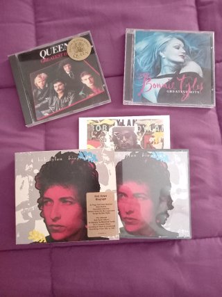 Lote CD di QUEEN + BOB DYLAN + BONNIE TYLER