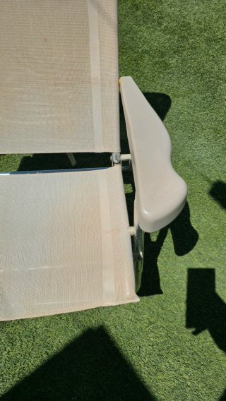 Silla de playa Crespo modelo AL/205 en color Beig