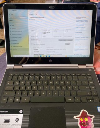 Ordenador HP Pavilion x 360 Negro/Plateado
