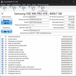 SSD Samsung 990 PRO 4TB PCIe 4.0 NVMe M.2