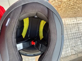 Casco blanco para moto shark talla XL como nuevo