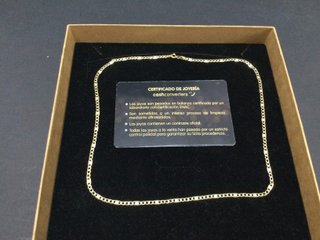 E743838-7 CADENA ORO 18K 22CM