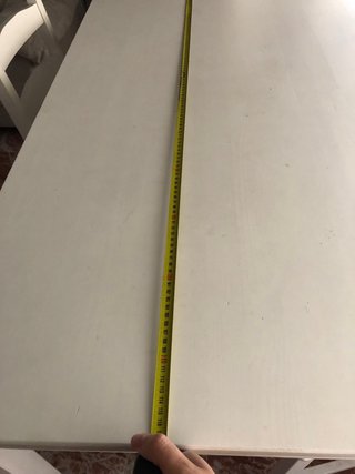 Mesa y sillas Ikea, madera blanco.
