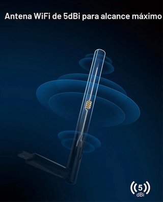 BrosTrend 650Mbps Linux Adaptador WiFi USB Doble B