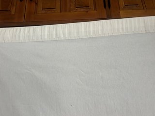 Cortina blanda doble pata