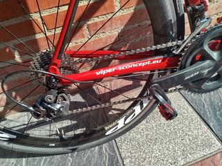 Bicicleta carretera carbono talla 58 ruedas zipp60