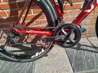 Bicicleta carretera carbono talla 58 ruedas zipp60