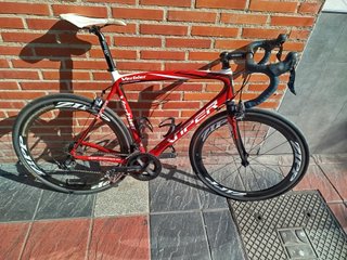 Bicicleta carretera carbono talla 58 ruedas zipp60