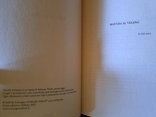 Libro "MATCHA AL VELENO" di Stefania Viti