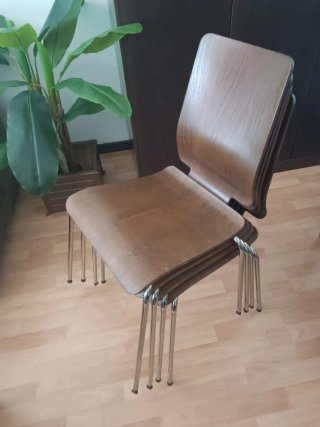 Juego 4 sillas Ikea apilables