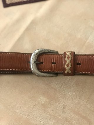 Cinturon  de piel para hombrei , marron