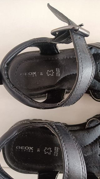 sandalias geox negras niña