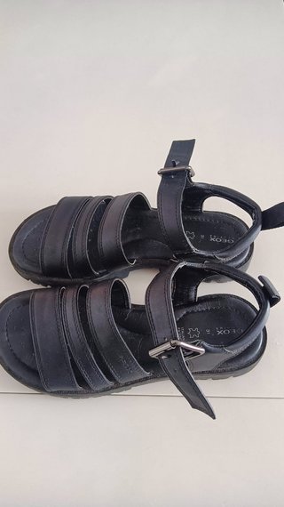 sandalias geox negras niña
