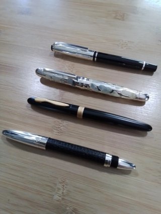 Lote 4 Penne Stilografiche Premium Design Unico