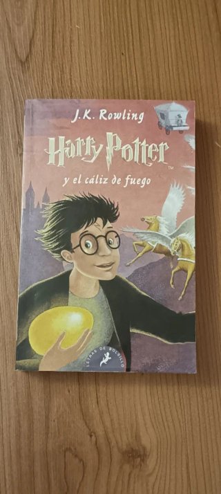Libro harry potter y el caliz de fuego